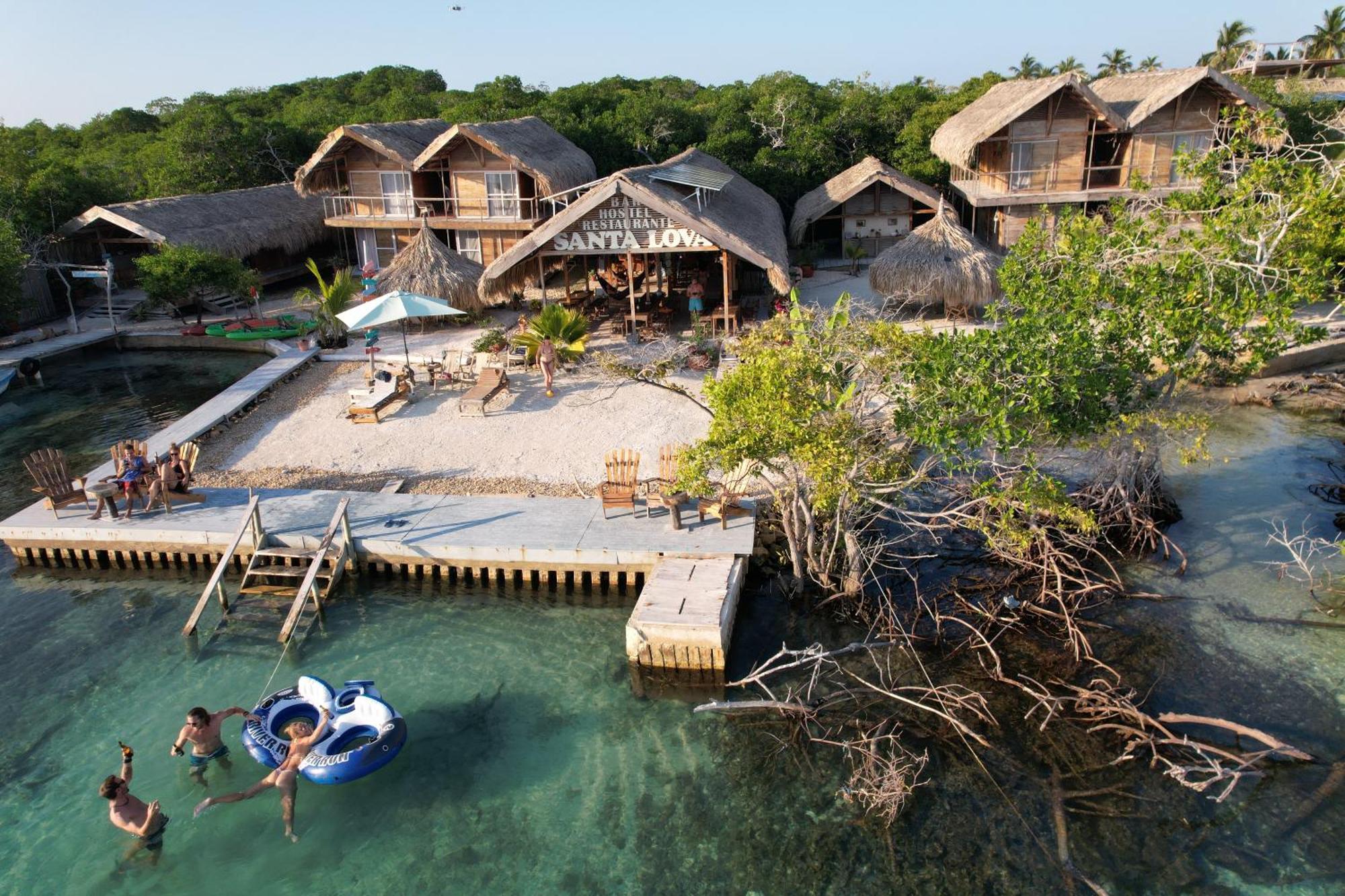 Santa Lova Eco-Hostel Isla Tintipan Tintipan Island 외부 사진